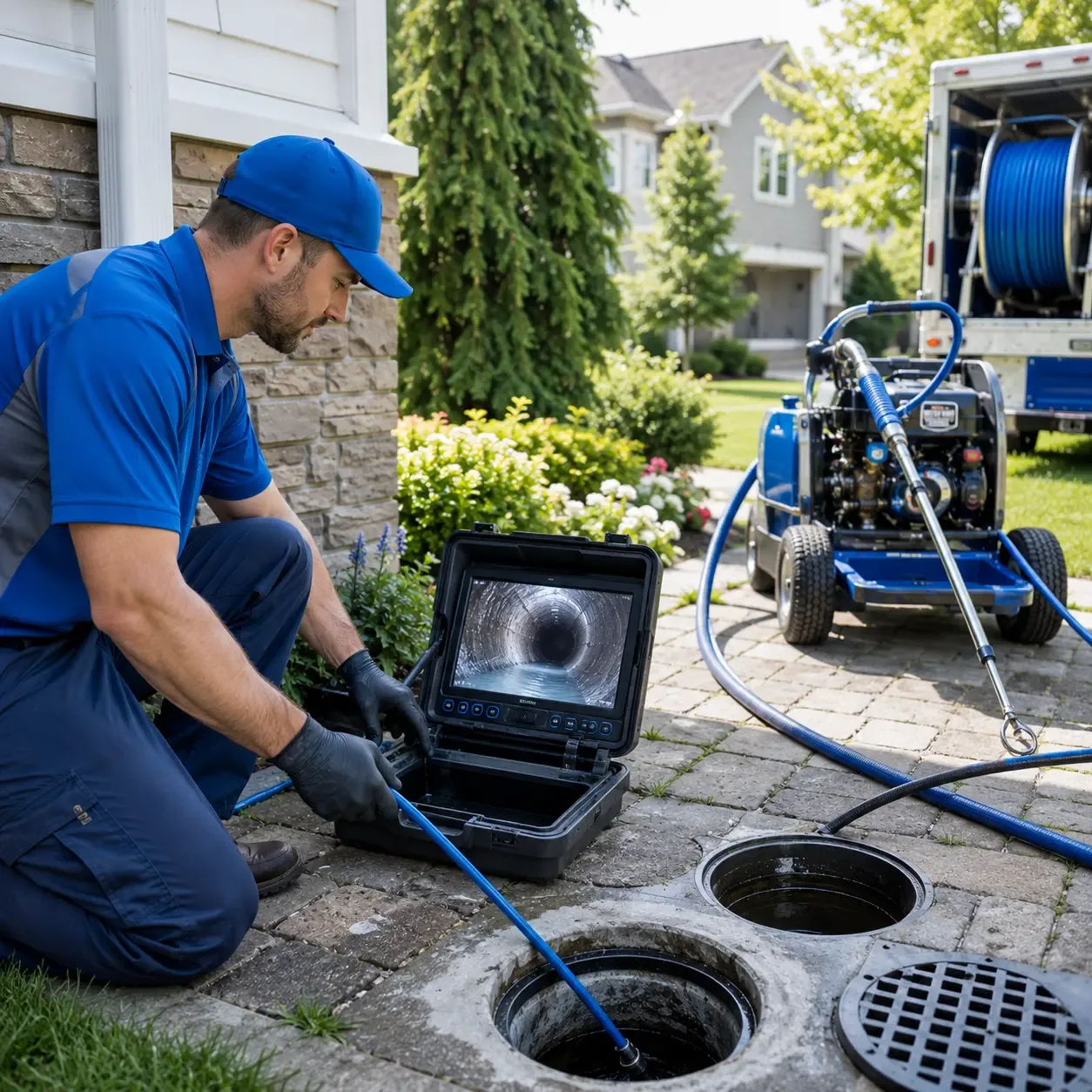 Outdoor drain cleaning professionals serving Sherwood, MD